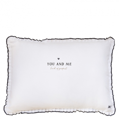 Bastion Collections Kissen / YOU & ME - kind of perfect/ 50cm x70cm