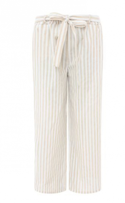 Zwillingsherz Sommerhose / STRIPES / Beige-Weiß- One Size