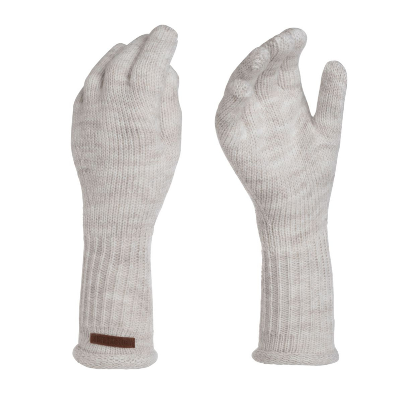 Knit Factory Handschuhe / LANA - one size -Beige